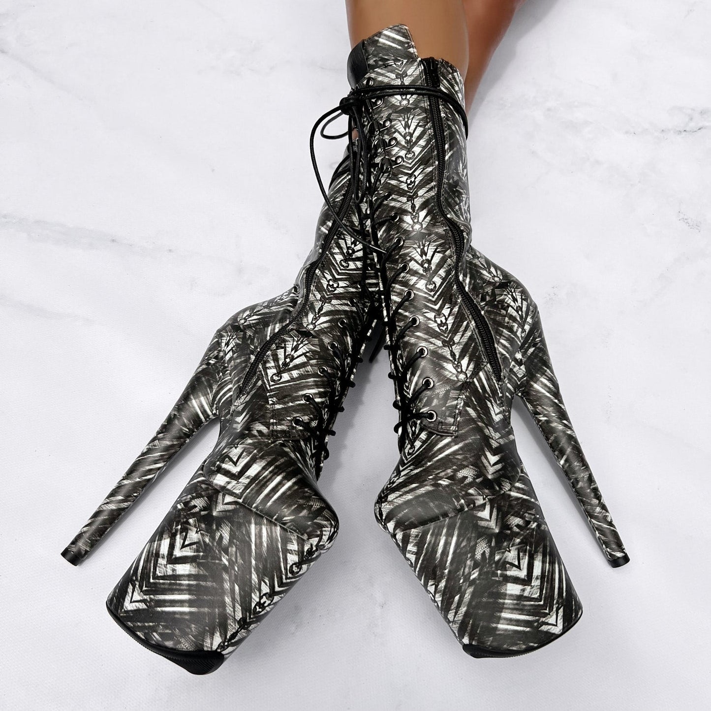 Cult Boot - 8 INCH, stripper shoe, stripper heel, pole heel, not a pleaser, platform, dancer, pole dance, floor work