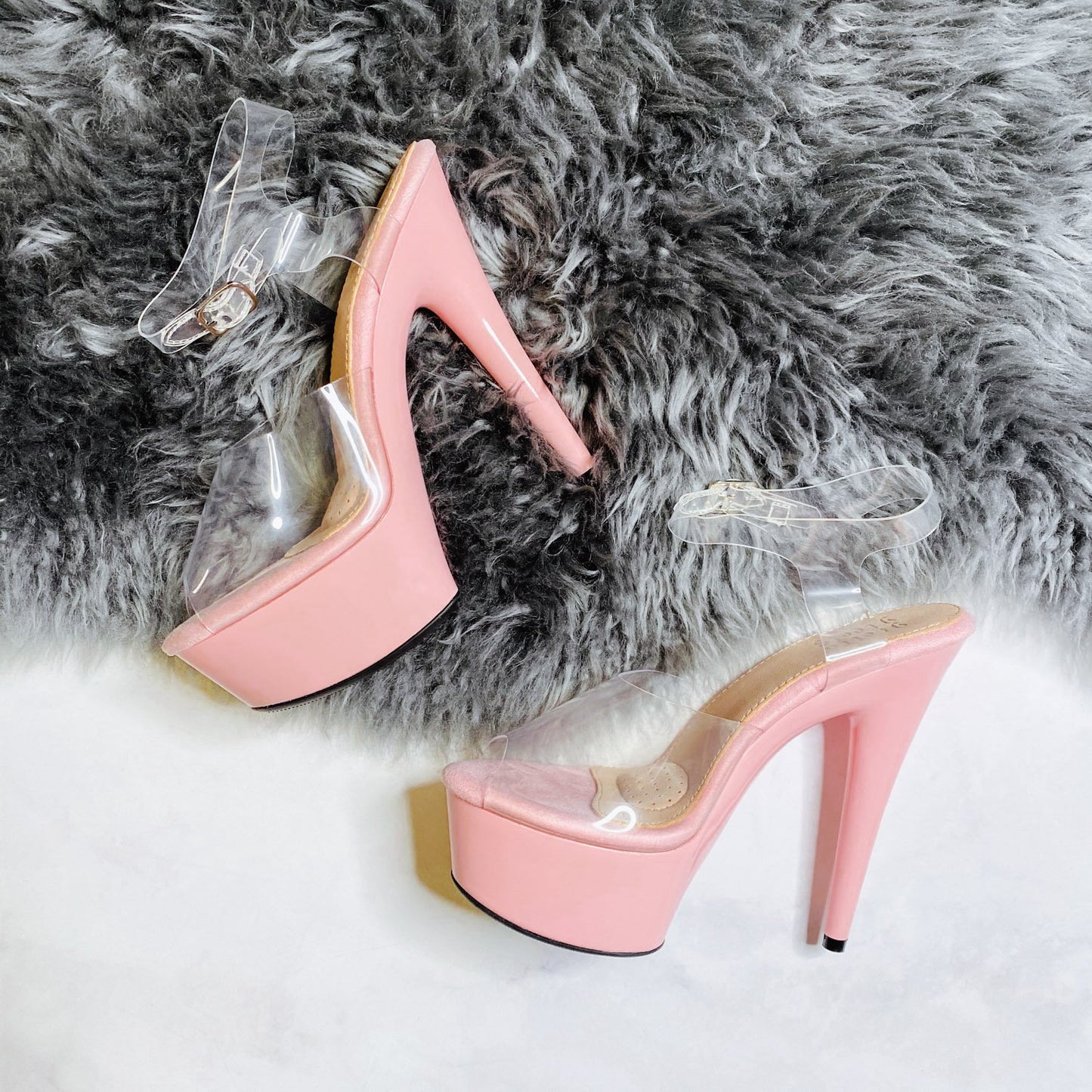 Lyla Classic Stiletto - Gloss - 6 INCH, stripper shoe, stripper heel, pole heel, not a pleaser, platform, dancer, pole dance, floor work