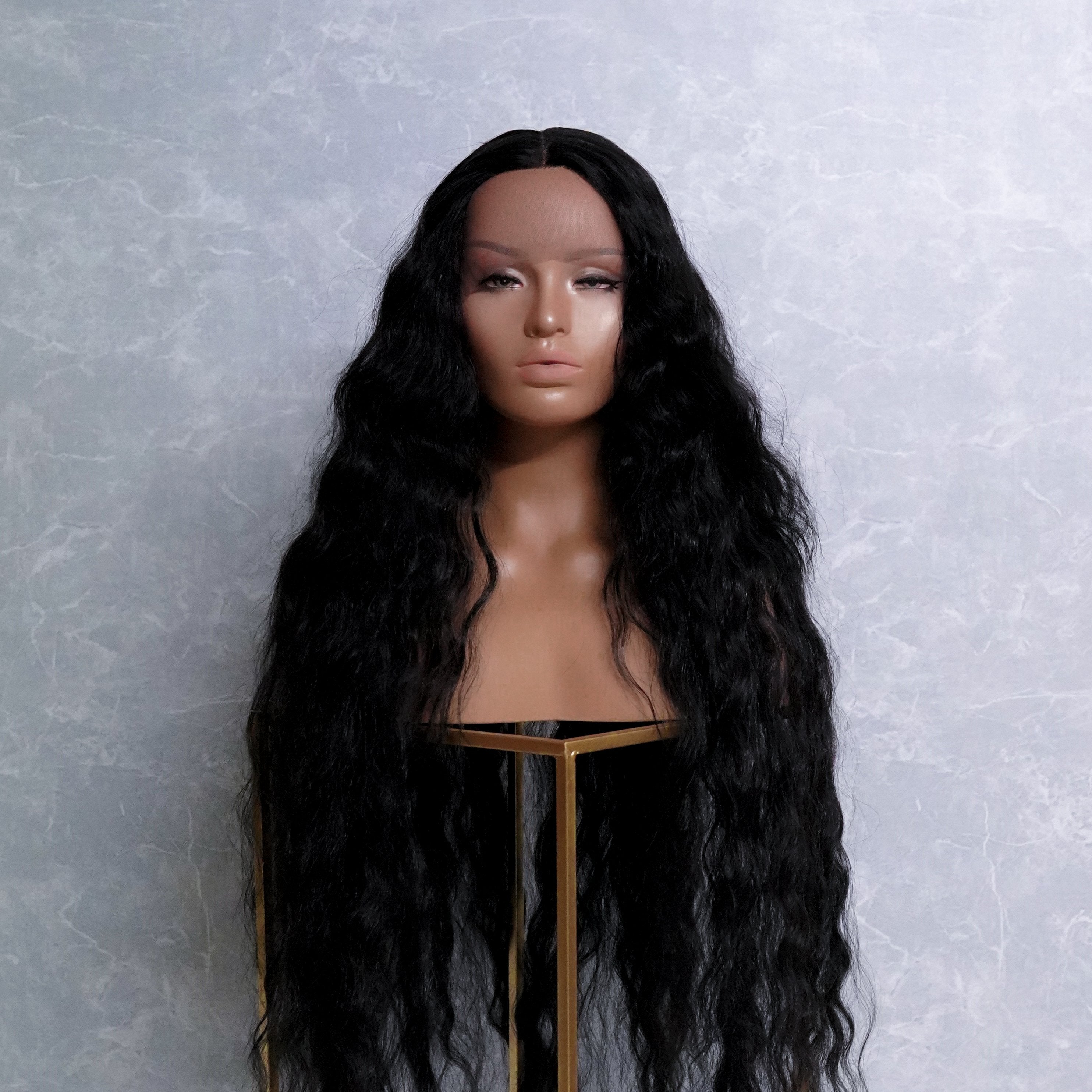 CARDI 40" Black Lace Front Wig | Exotic Dancers
