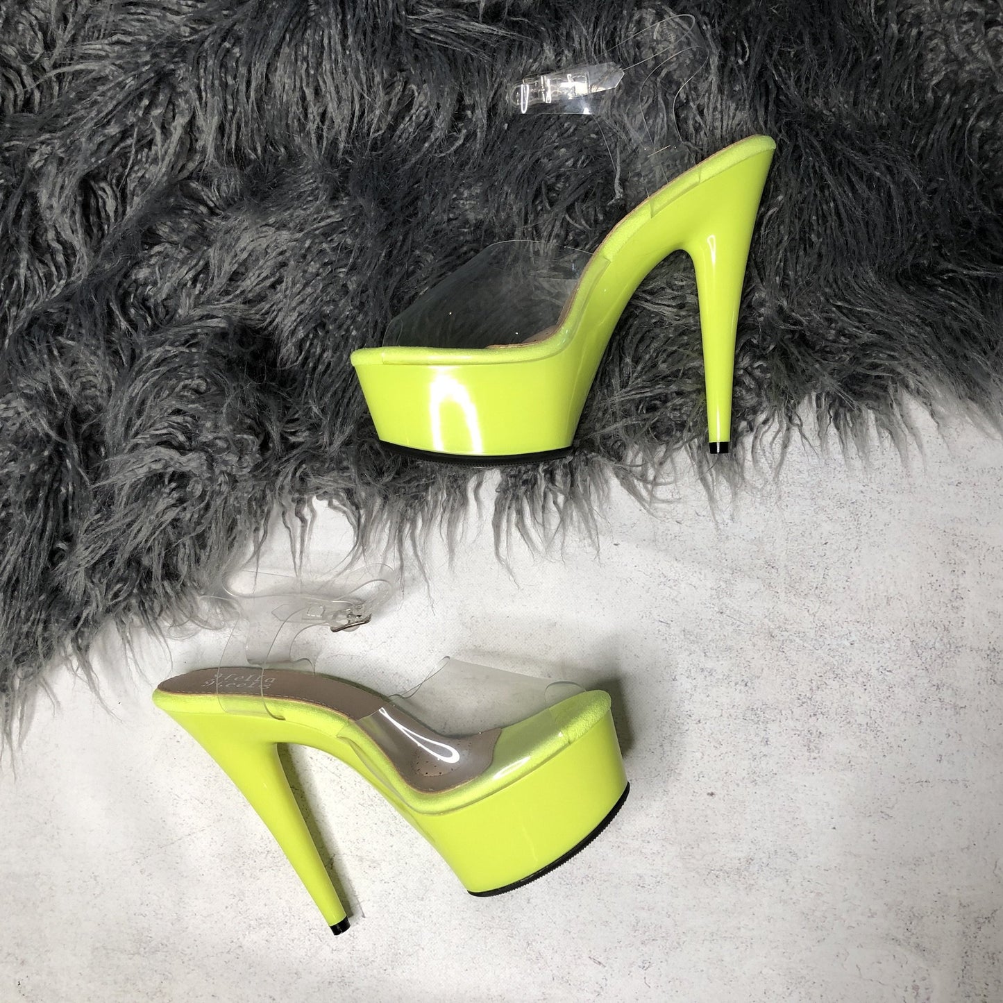 Rhylie Classic Stiletto - Gloss - 6 INCH, stripper shoe, stripper heel, pole heel, not a pleaser, platform, dancer, pole dance, floor work