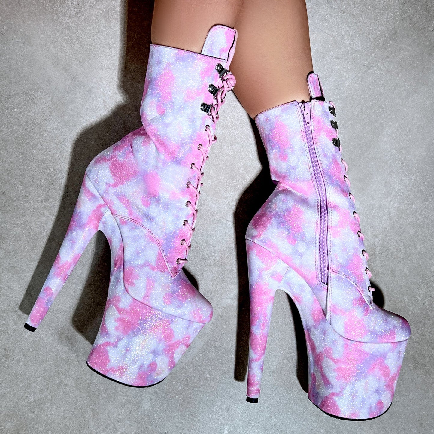 Fairy Clouds Boot - Pink - 8INCH