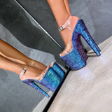 Midnight Mermaid Classic Stiletto - 8INCH