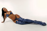 Blue Leopard - HOAH Bikini Clasp Miami Scrunch Bottoms