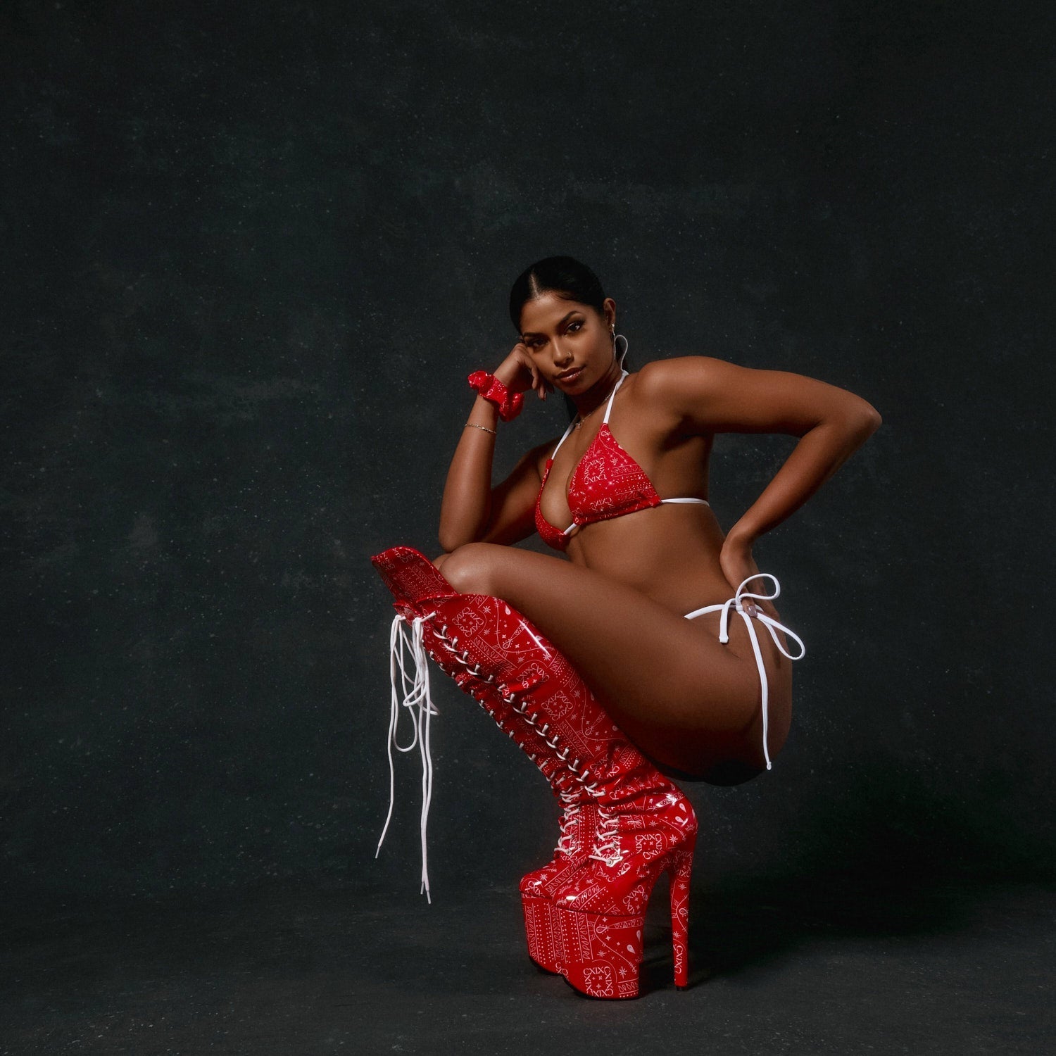 Red - Drop it Like its THOT - HOAH Bikini Top