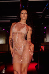 Honey - HOAH Diamond-drip Fantasy Choker Dress