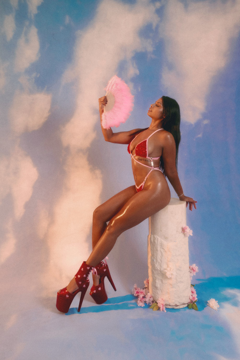 Red/Pink - LOVERGIRL - HOAH Infinity Slinga II