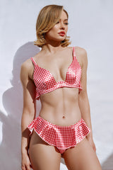 Gingham - HOAH Plunge Bra - LIMITED ED.