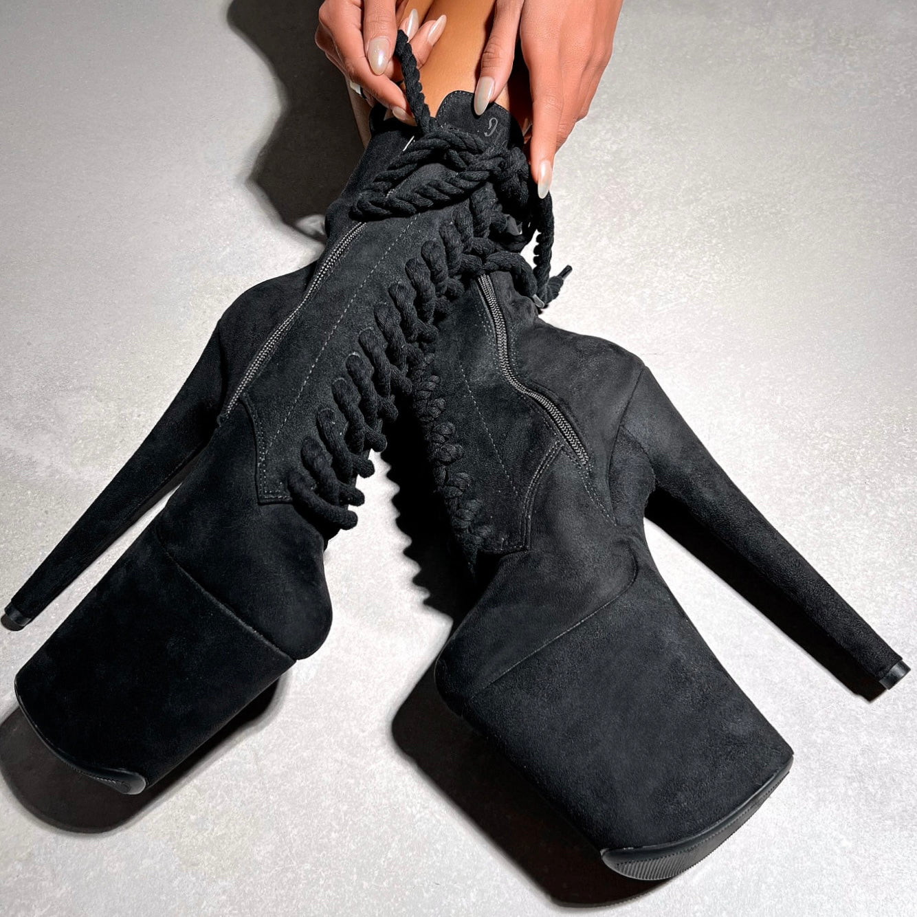 BABYDOLL ROPE - ALL TIED UP - BLACK - 9INCH