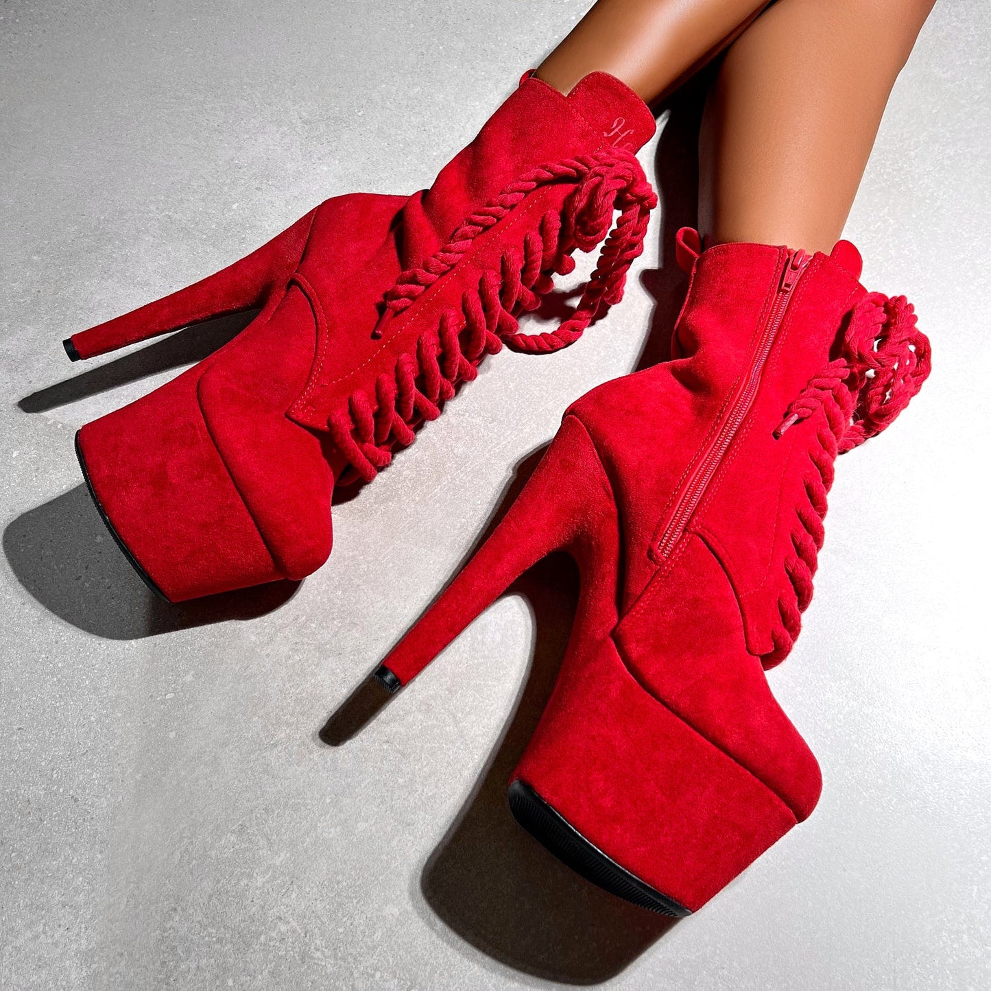 BABYDOLL ROPE - ALL TIED UP - RED - 7INCH