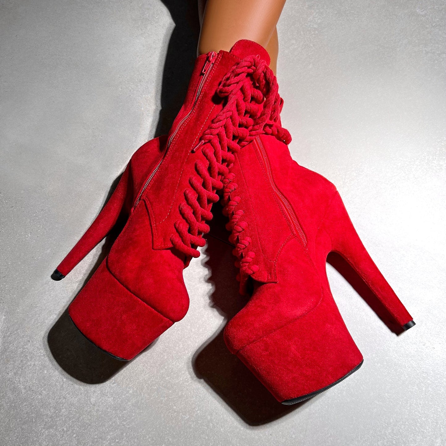 BABYDOLL ROPE - ALL TIED UP - RED - 7INCH