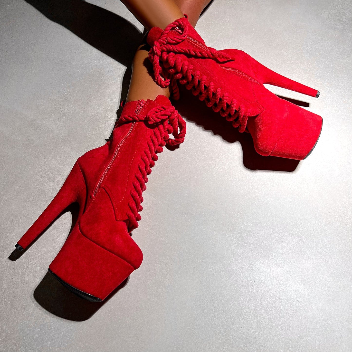 BABYDOLL ROPE - ALL TIED UP - RED - 7INCH