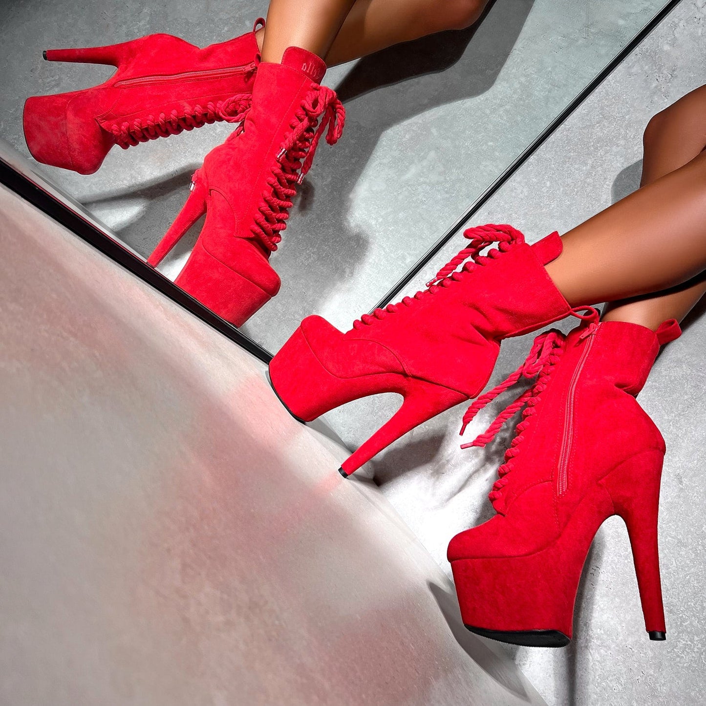 BABYDOLL ROPE - ALL TIED UP - RED - 7INCH