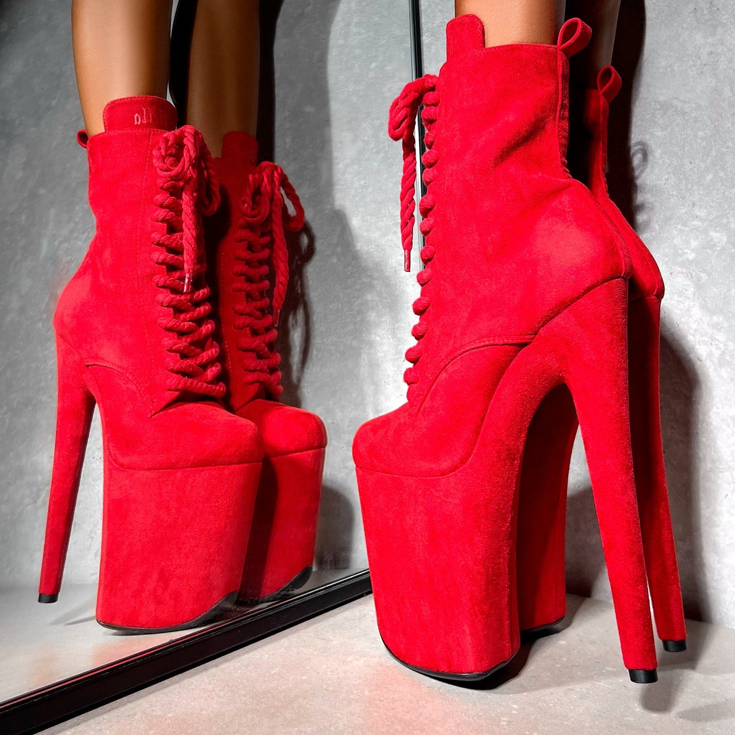 BABYDOLL ROPE - ALL TIED UP - RED - 9INCH