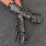 Bandana Baby - Calf Boot - 8INCH - Black