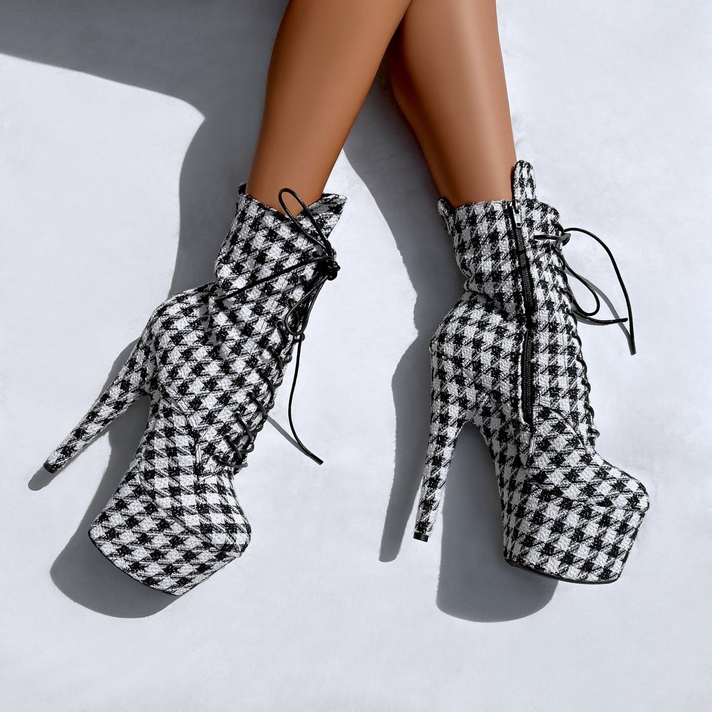 Houndstooth Boot - 7INCH