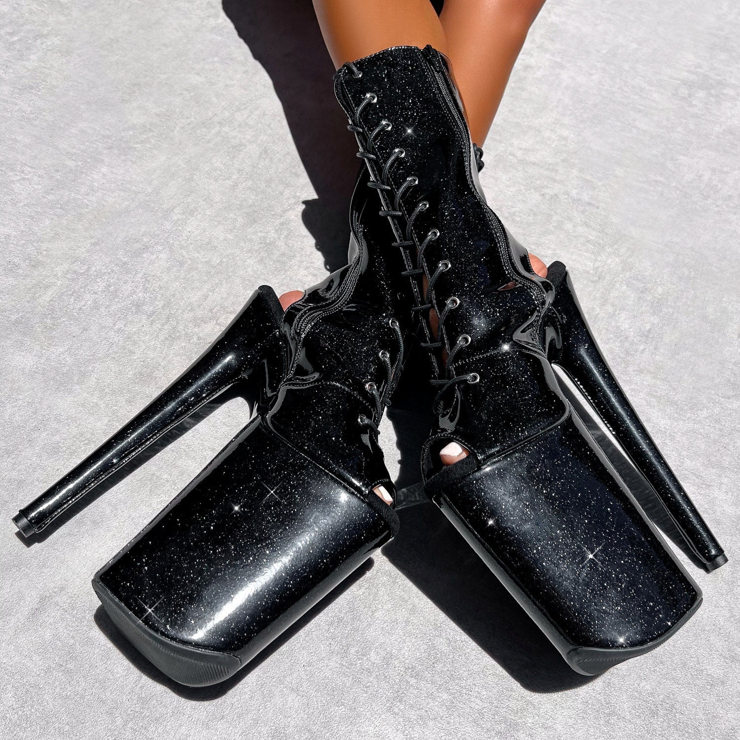 The Glitterati - OHOT Boot - Sin City - 9INCH