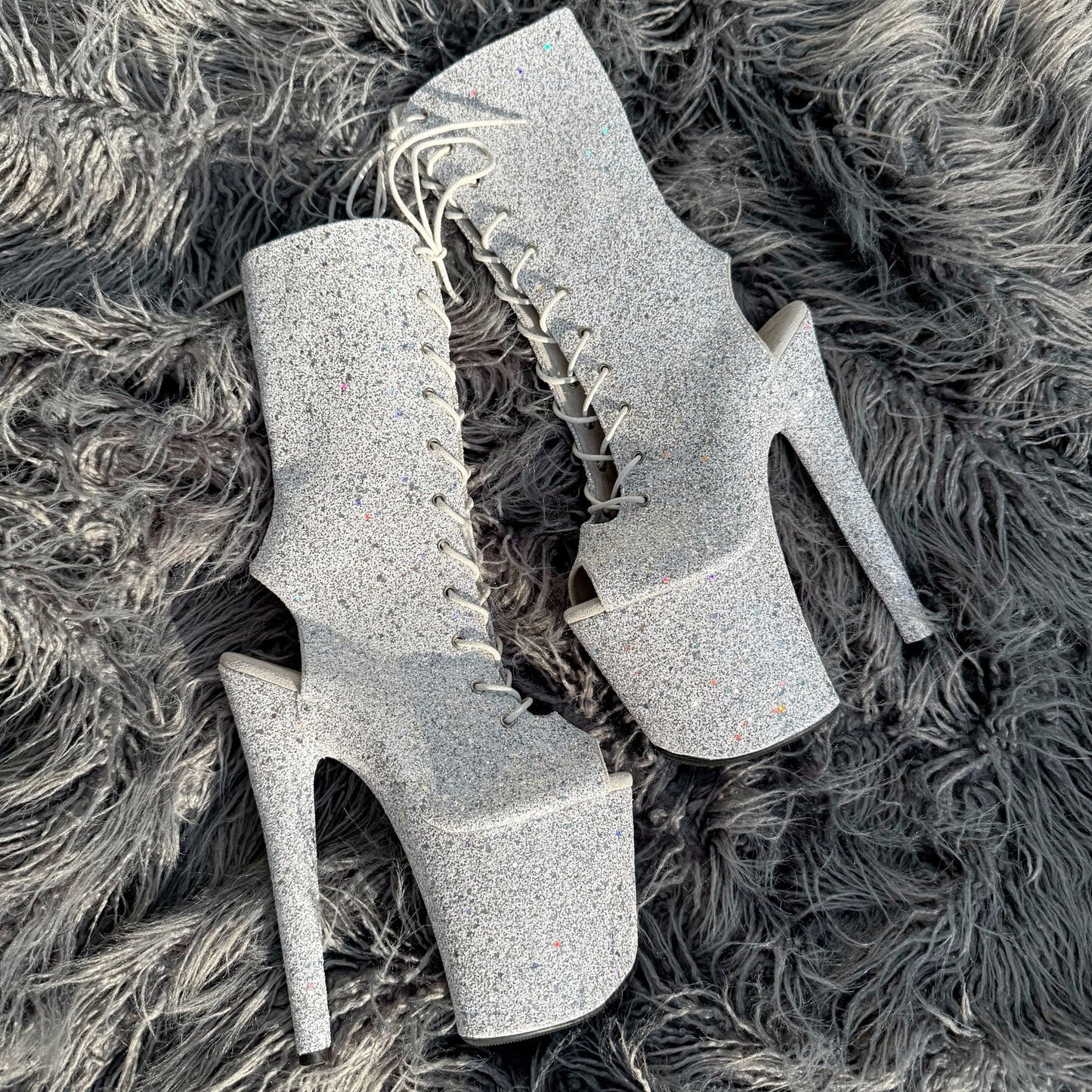 The Glitterati Xtra - OHOT Boot - Fairydust - 8INCH