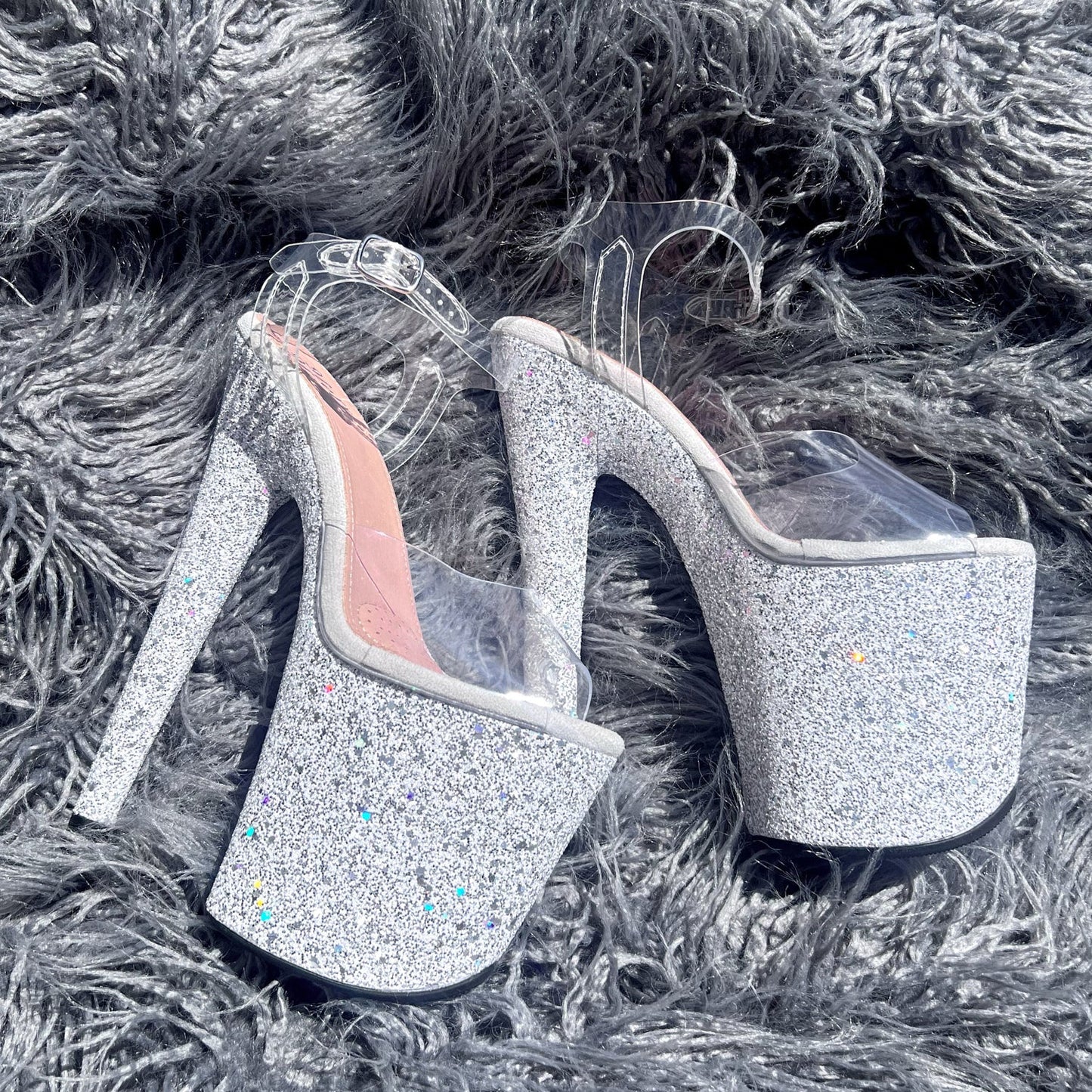 The Glitterati Xtra - Classic Stiletto - Fairydust - 8INCH