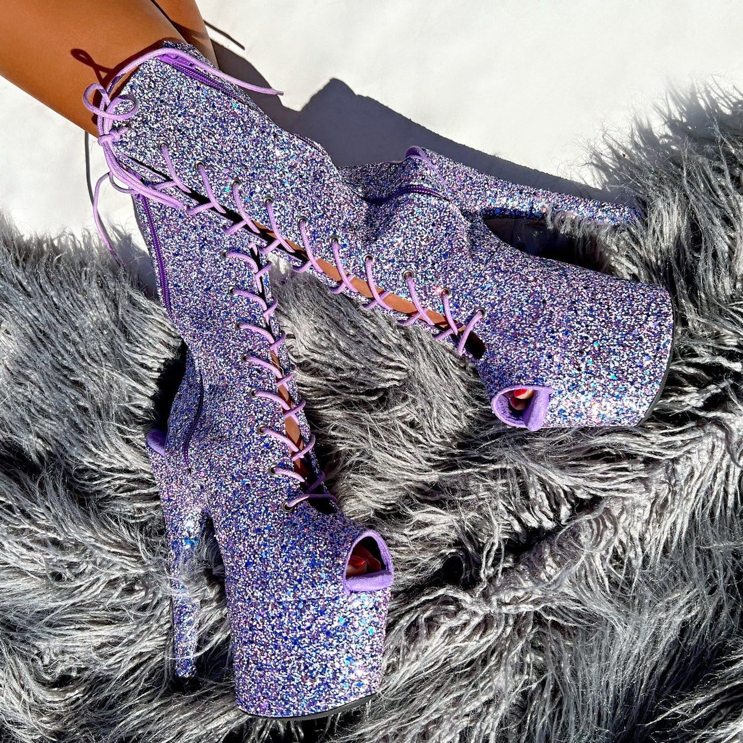 The Glitterati Xtra - OHOT Boot - Confetti - 7INCH