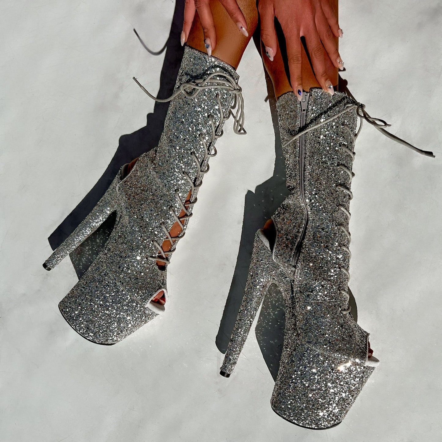 The Glitterati Xtra - OHOT Boot - Monroe 8INCH