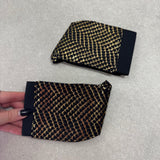 Stiletto / Open Toe Shoe Protector - Khaleesi Black & Gold - 8 INCH