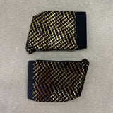 Stiletto / Open Toe Shoe Protector - Khaleesi Black & Gold - 8 INCH