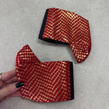 Classique Shoe Protector - Khaleesi Red & Gold - 8 INCH
