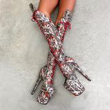 Manhunt - Over Knee Boot - 8INCH - LIMITED ED.
