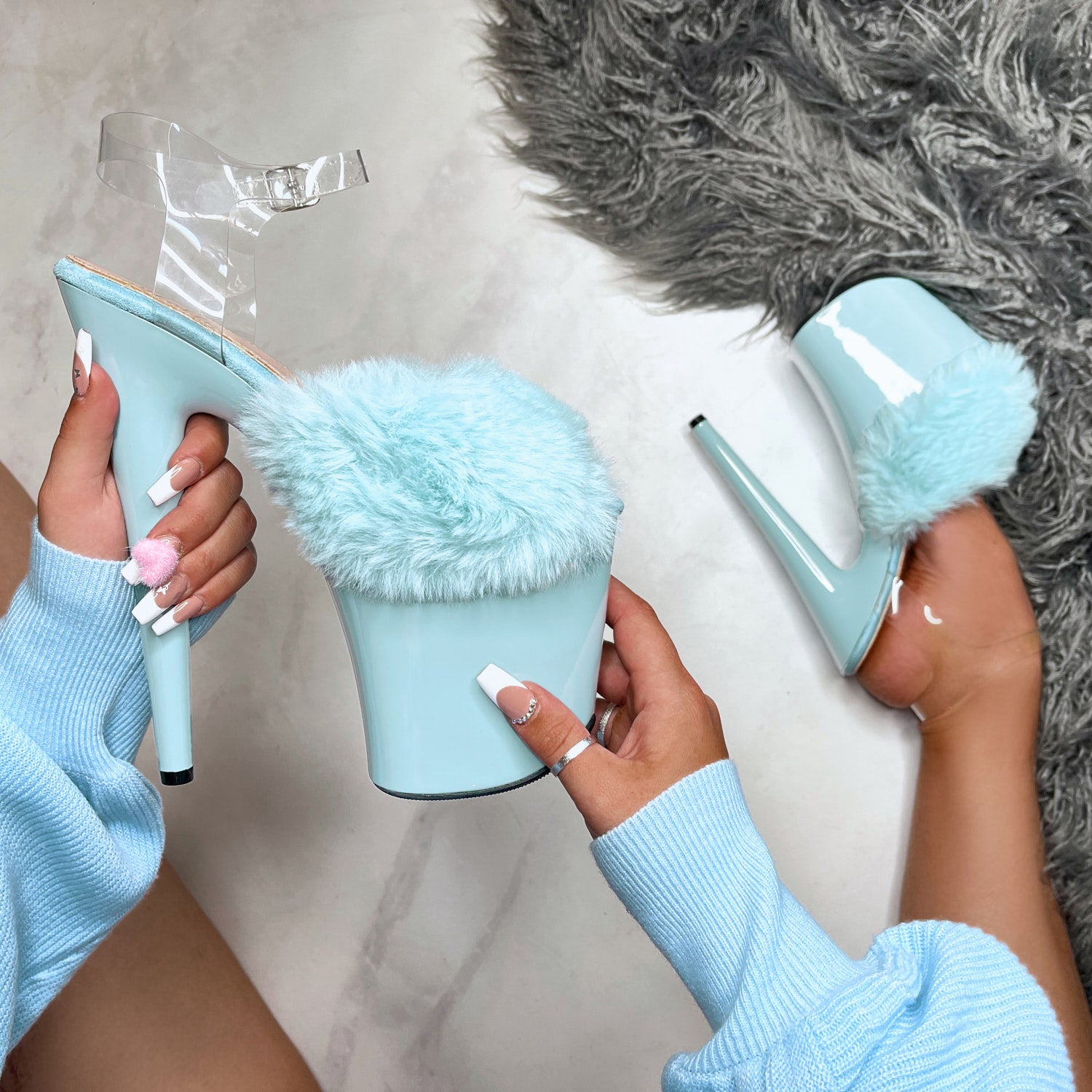 Stripper Slipper - ITS BRITNEY - 8 INCH – Hella Heels US
