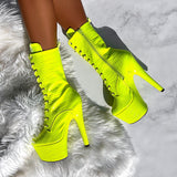 Oh Snap Boot - 7 INCH, stripper shoe, stripper heel, pole heel, not a pleaser, platform, dancer, pole dance, floor work