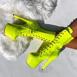 Oh Snap Boot Wide Fit - 7 INCH, stripper shoe, stripper heel, pole heel, not a pleaser, platform, dancer, pole dance, floor work