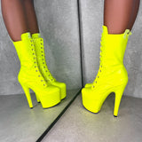 Oh Snap Boot - 7 INCH, stripper shoe, stripper heel, pole heel, not a pleaser, platform, dancer, pole dance, floor work