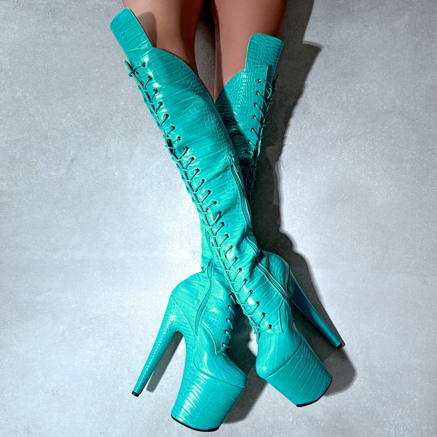 Killing Eve Over Knee Boot - 8 INCH