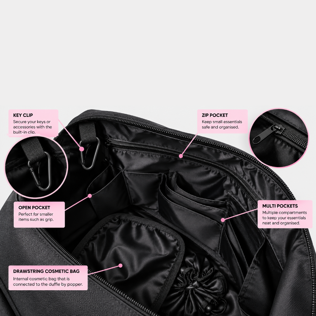 Hella Heels Duffle Bag - Black