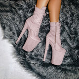 BabyDoll Lilac Mink - 9 INCH, stripper shoe, stripper heel, pole heel, not a pleaser, platform, dancer, pole dance, floor work