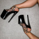 Make it Reign - Black - 9 INCH, stripper shoe, stripper heel, pole heel, not a pleaser, platform, dancer, pole dance, floor work