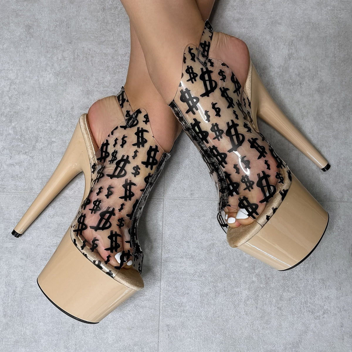 7 Inch Shoes Make it Reign - Sand - 7 INCH – Hella Heels US