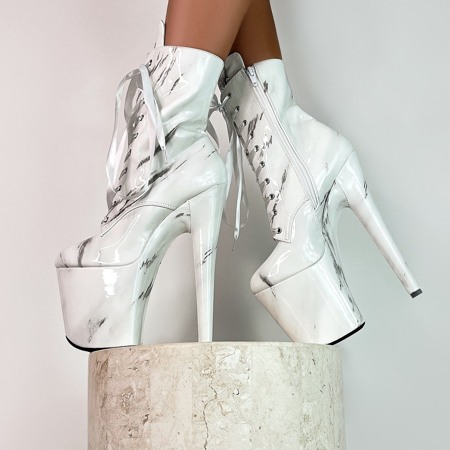 Faith Boot - 8 INCH, stripper shoe, stripper heel, pole heel, not a pleaser, platform, dancer, pole dance, floor work