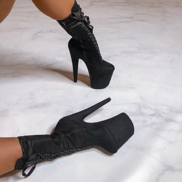 High Babydoll Black - 8 INCH – Hella Heels US