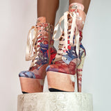 Holier Than Thou - 7 INCH, stripper shoe, stripper heel, pole heel, not a pleaser, platform, dancer, pole dance, floor work