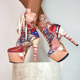 Holier Than Thou - 7 INCH, stripper shoe, stripper heel, pole heel, not a pleaser, platform, dancer, pole dance, floor work