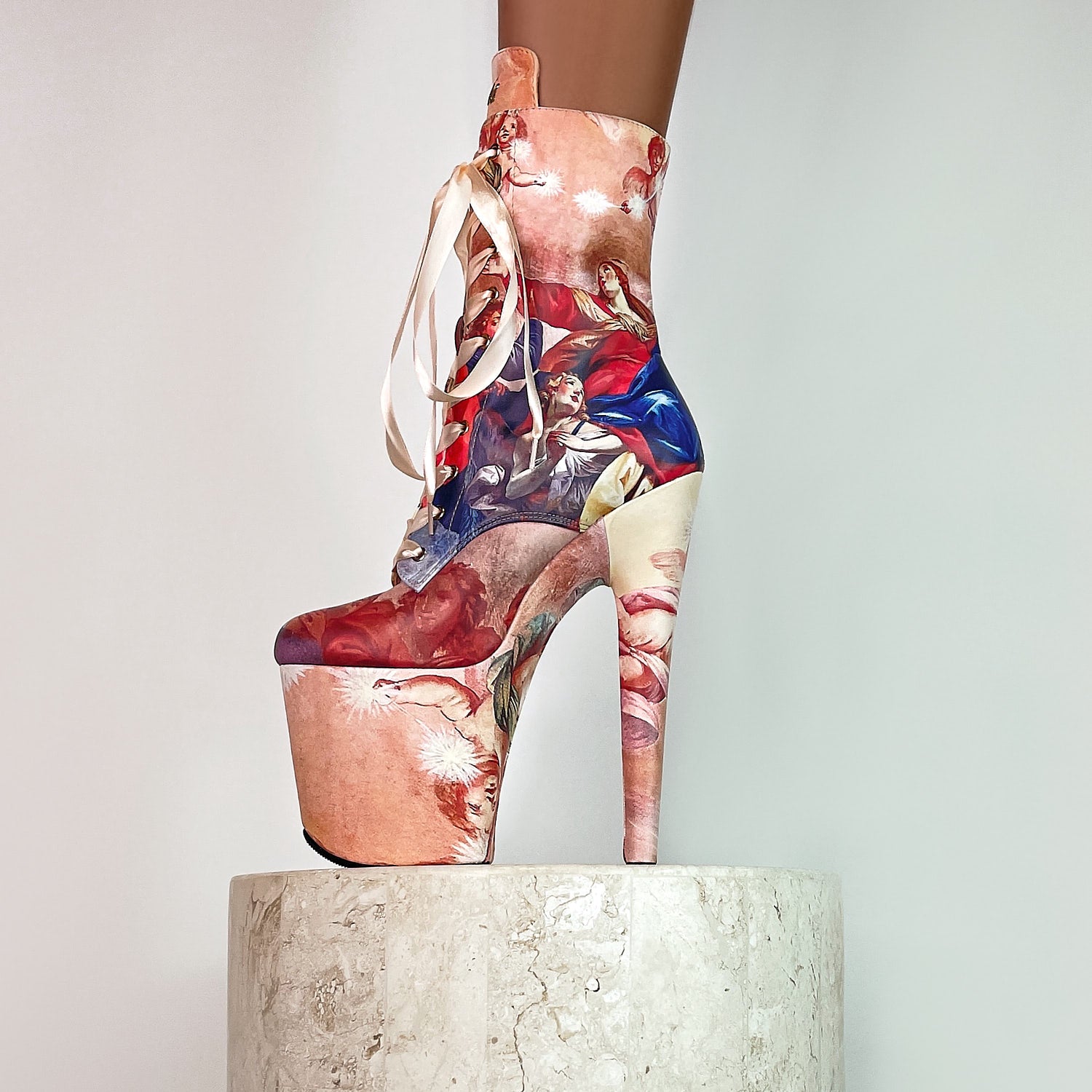 Holier Than Thou - 8 INCH, stripper shoe, stripper heel, pole heel, not a pleaser, platform, dancer, pole dance, floor work