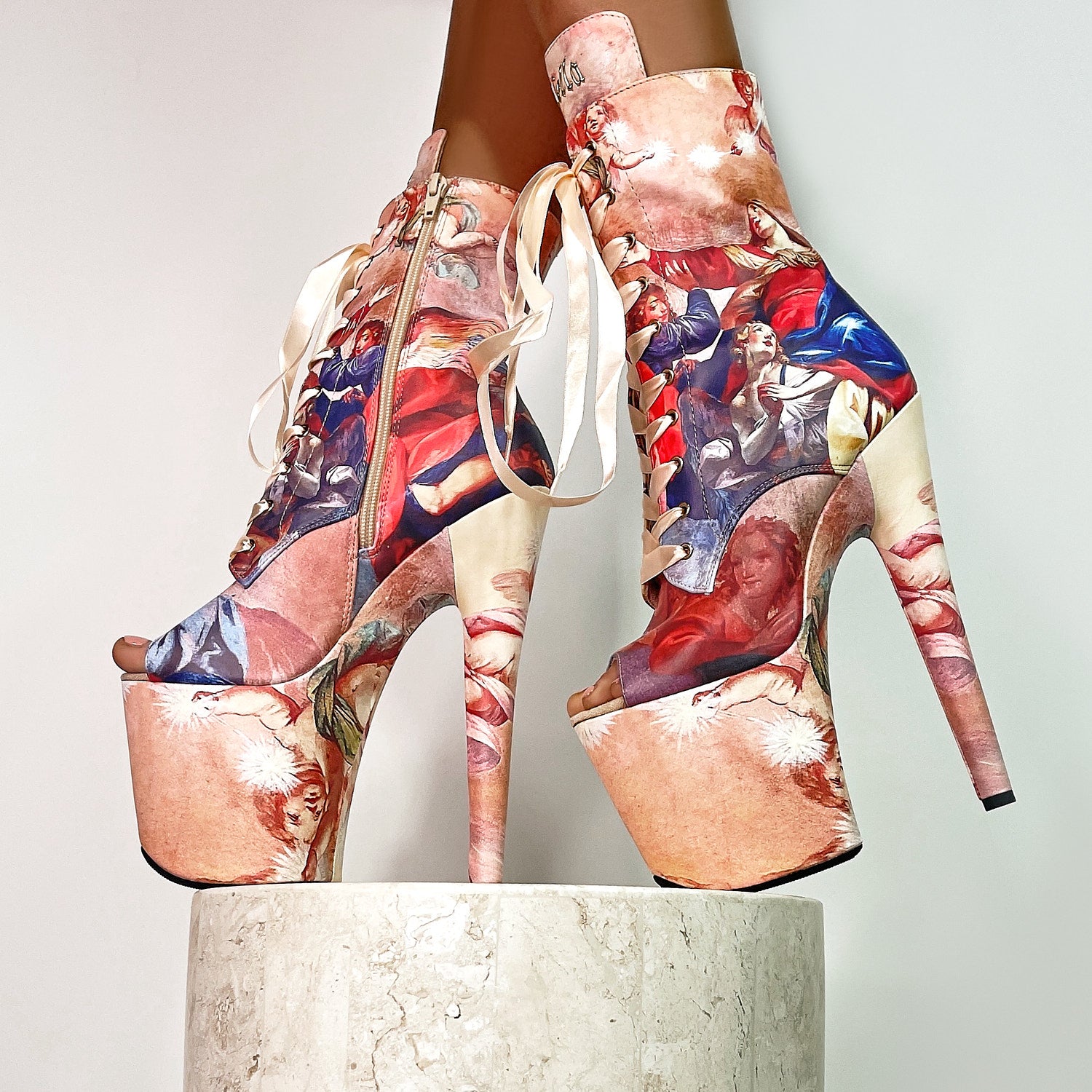 Holier Than Thou Open Toe - 8 INCH, stripper shoe, stripper heel, pole heel, not a pleaser, platform, dancer, pole dance, floor work