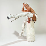 Hope Thigh High - Thicc - 8 INCH, stripper shoe, stripper heel, pole heel, not a pleaser, platform, dancer, pole dance, floor work