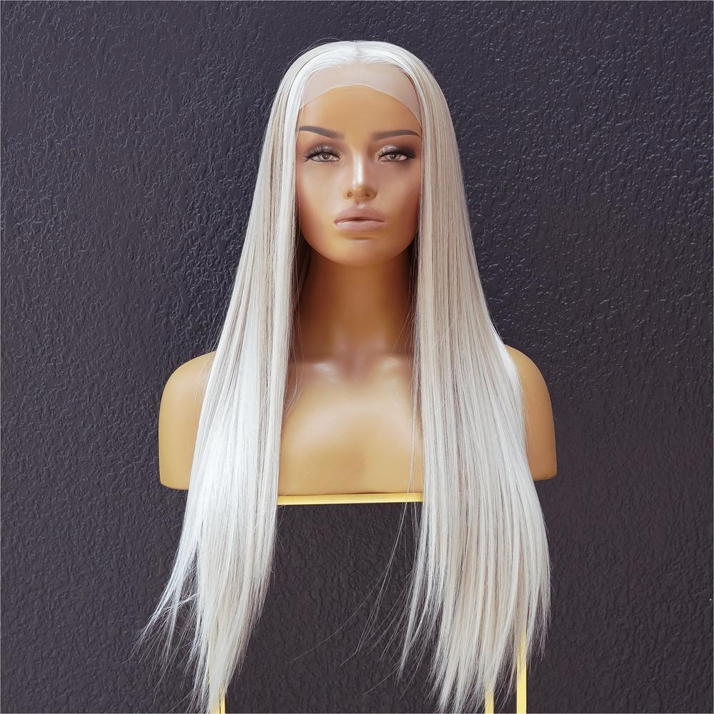 ALICIA Ombre White Blonde Lace Front Wig | Milk & Honey