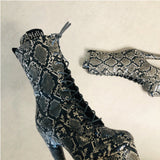 Maneater Boot - 7 INCH, stripper shoe, stripper heel, pole heel, not a pleaser, platform, dancer, pole dance, floor work