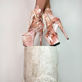 Mercy Boot - 8 INCH, stripper shoe, stripper heel, pole heel, not a pleaser, platform, dancer, pole dance, floor work