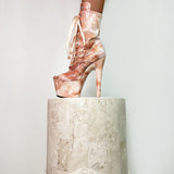 Mercy Boot Open Toe Boot - 7 INCH, stripper shoe, stripper heel, pole heel, not a pleaser, platform, dancer, pole dance, floor work