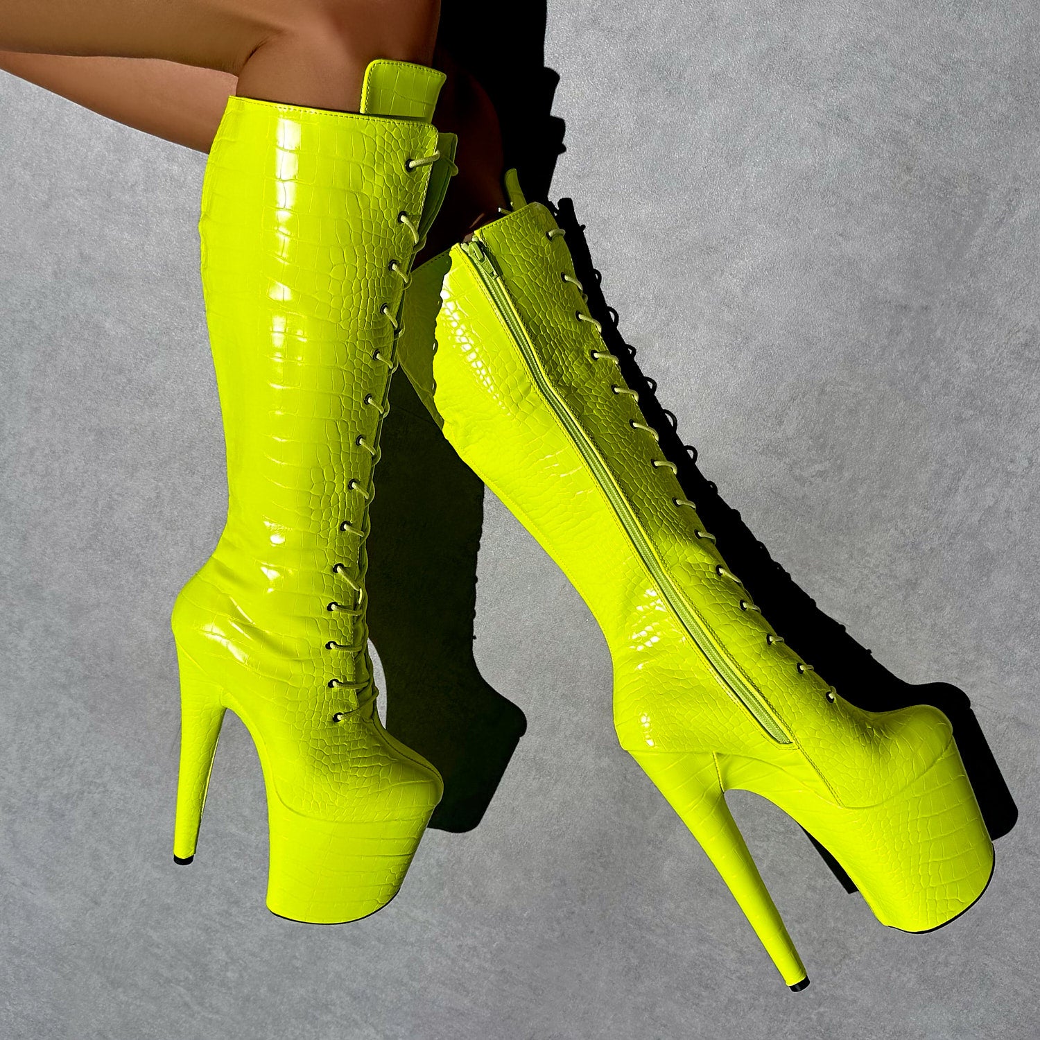 Oh Snap - Knee Boot - 8INCH – Hella Heels US