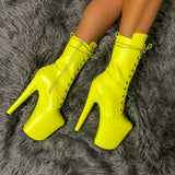 Oh Snap Boot Wide Fit - 8 INCH, stripper shoe, stripper heel, pole heel, not a pleaser, platform, dancer, pole dance, floor work